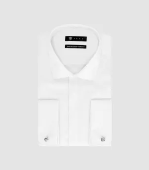 Chemise slim en coton blanc Smixslim