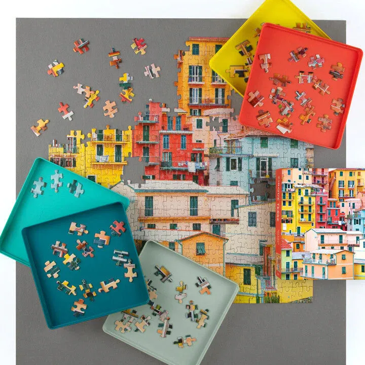 Plateaux de tri empilables pour puzzles