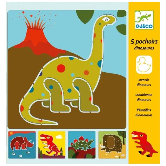 Kit de pochoirs - Dinosaures