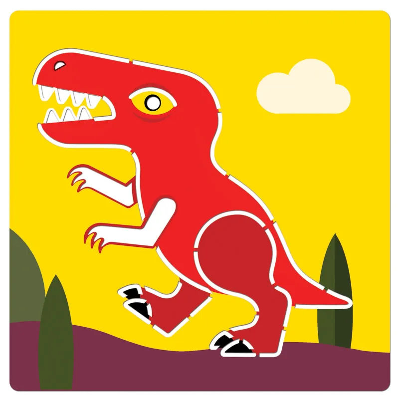 Kit de pochoirs - Dinosaures