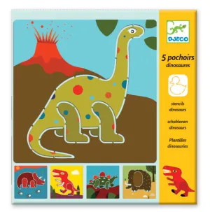 Kit de pochoirs - Dinosaures