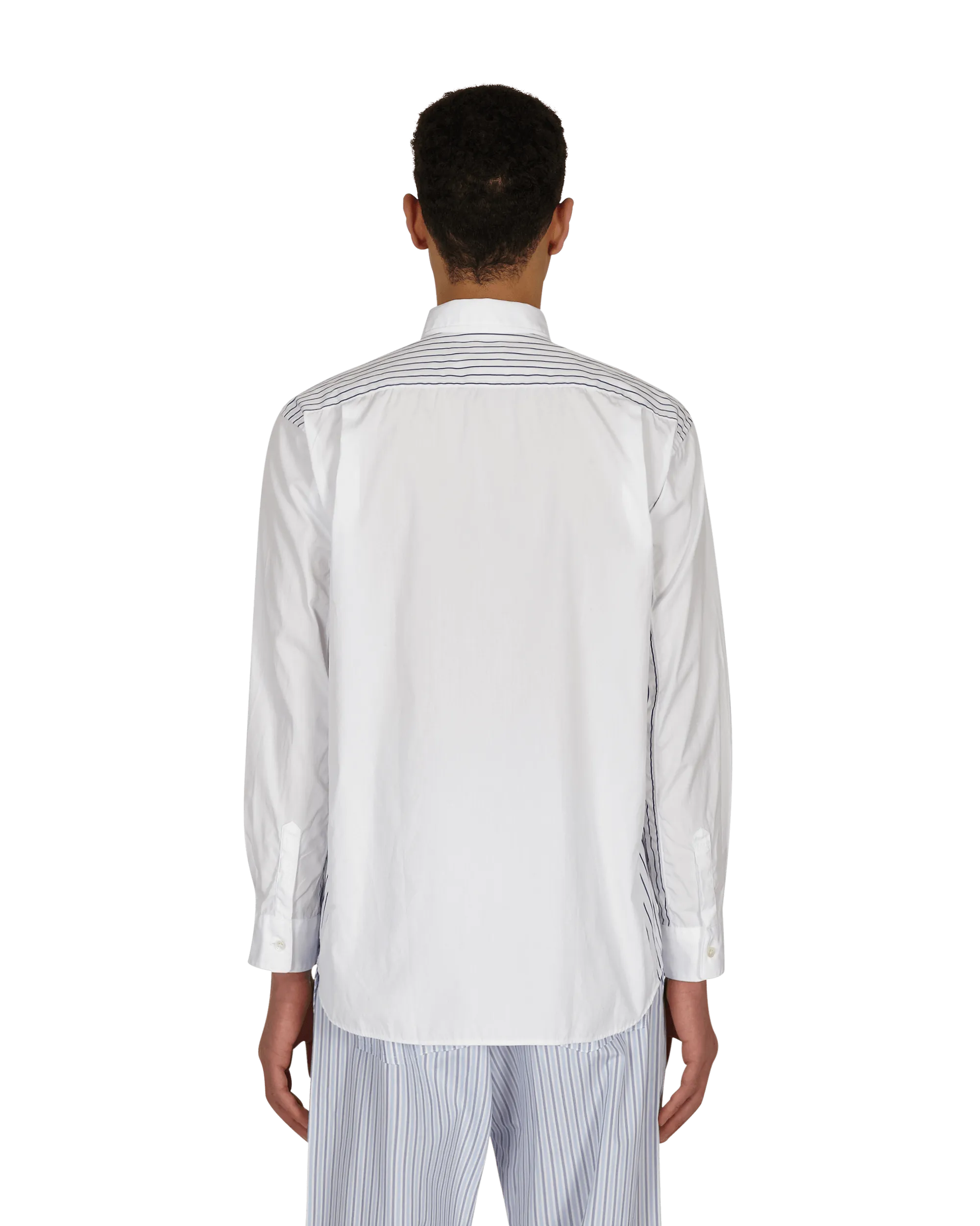 Chemise à rayures multicolore
