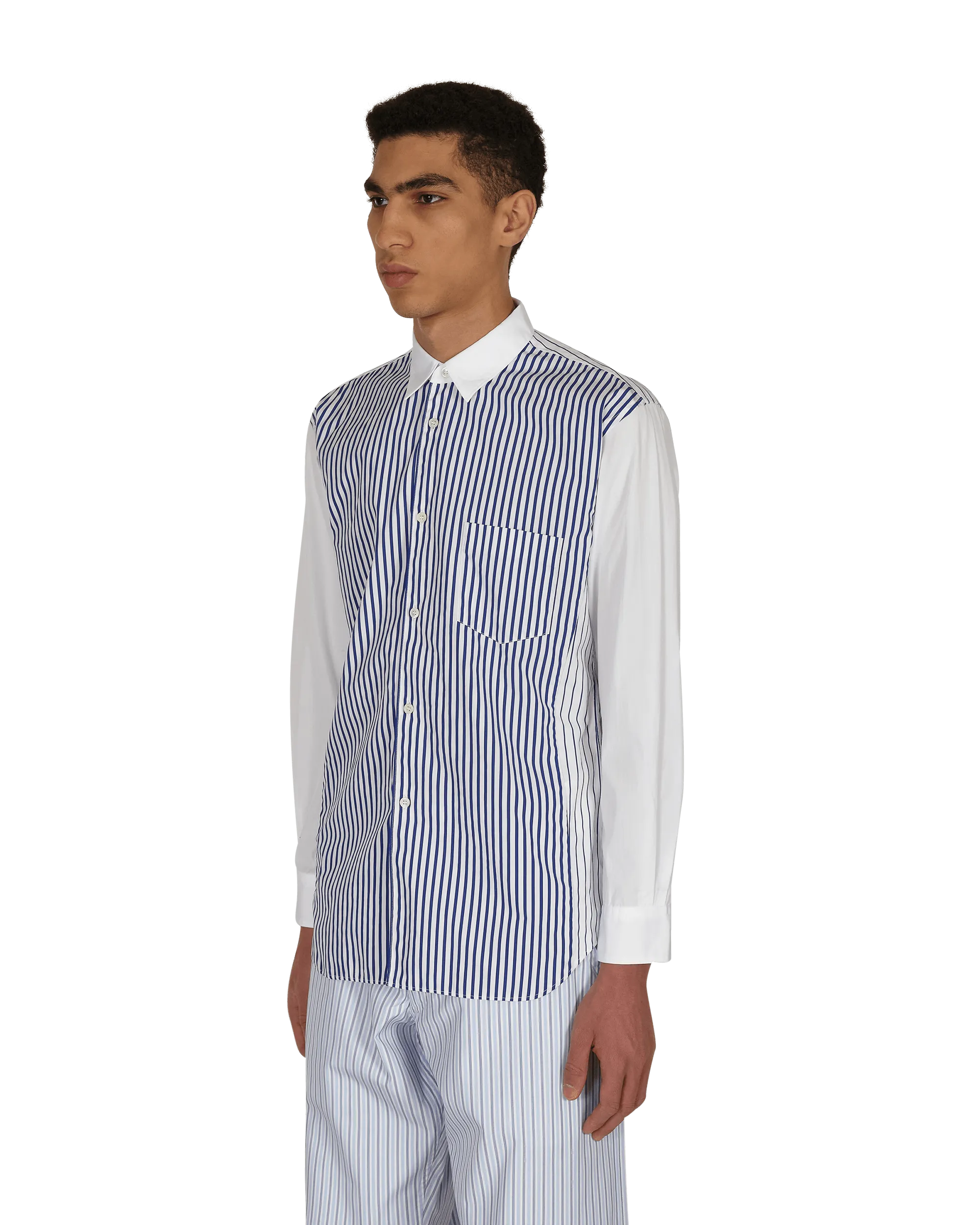 Chemise à rayures multicolore
