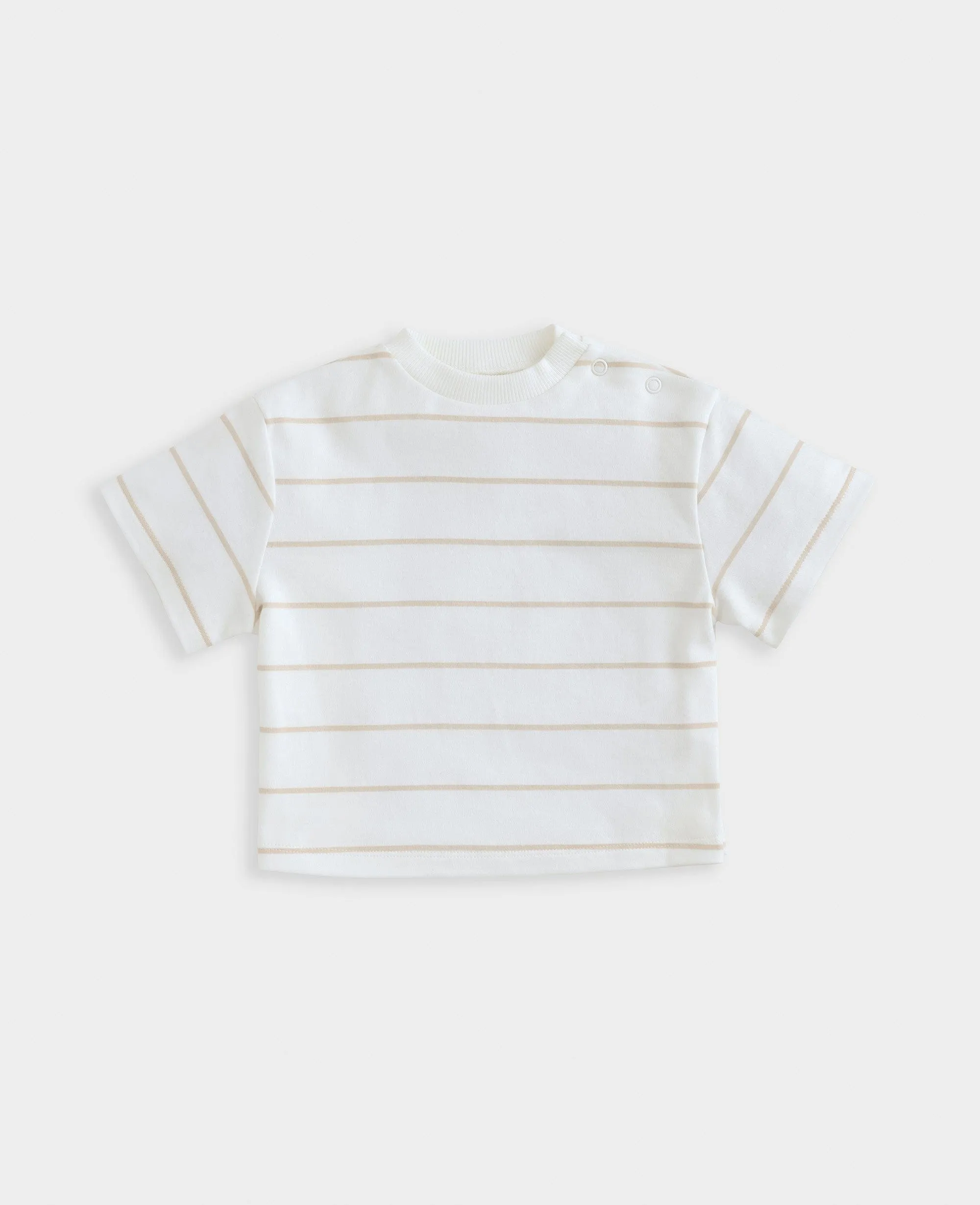 Ensemble T-shirt rayé & Salopette en Jean Bébé Enfant Mamas & Papas