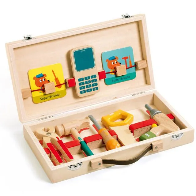 Super Bricolo Kit d'Outils en Bois
