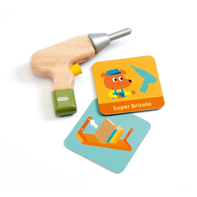 Super Bricolo Kit d'Outils en Bois