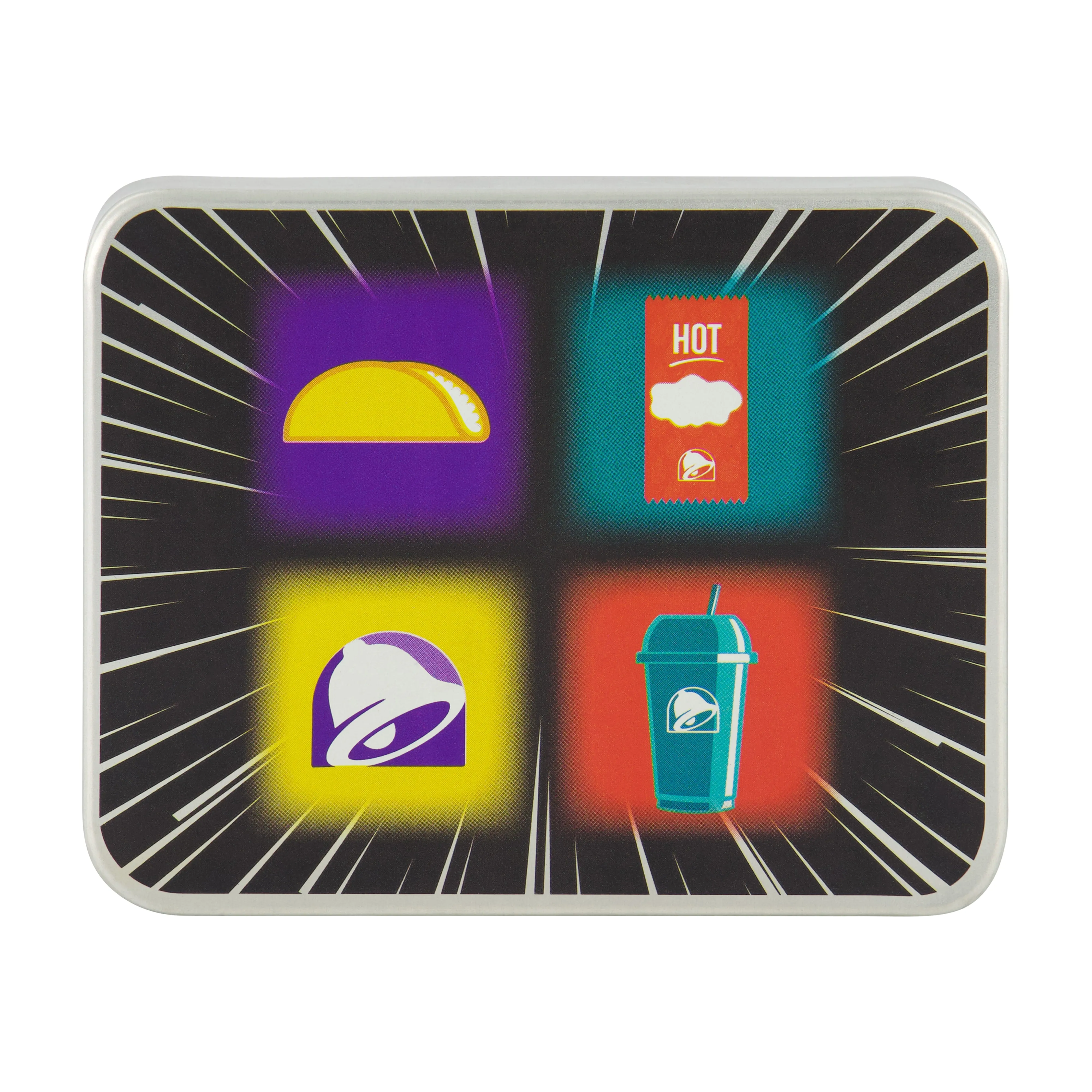 Portefeuille pliable avec logo TACO BELL, portefeuille mince avec boîte décorative pour hommes et femmes, chaussures ecco