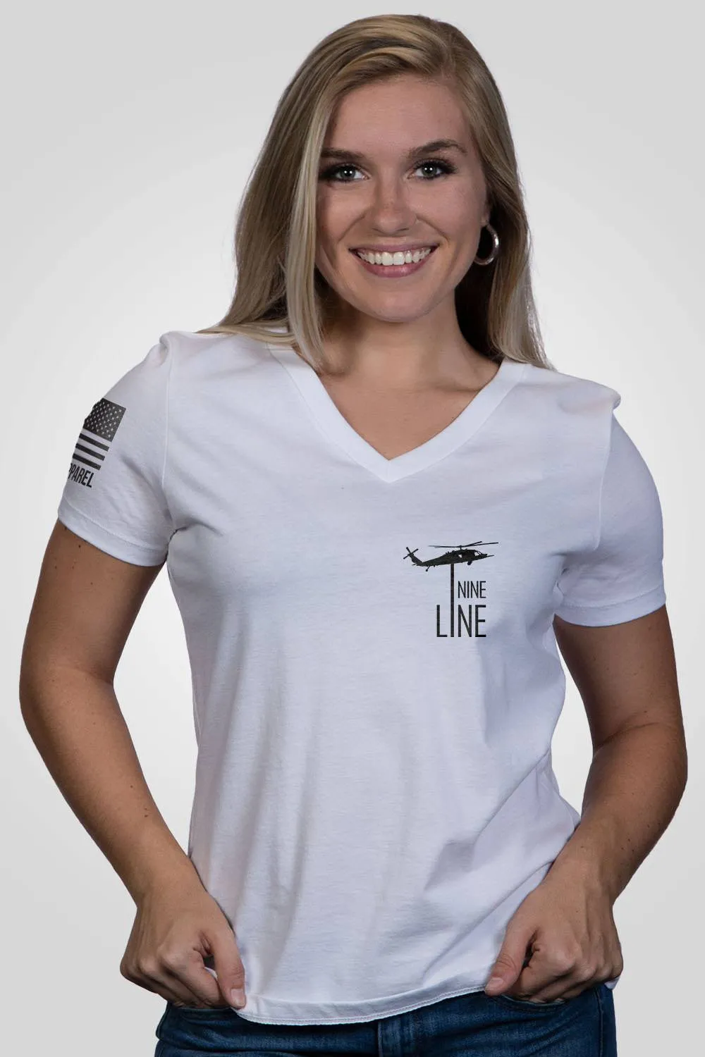 The Pledge - T-shirt Femme Décolleté en V Coupe Détendue