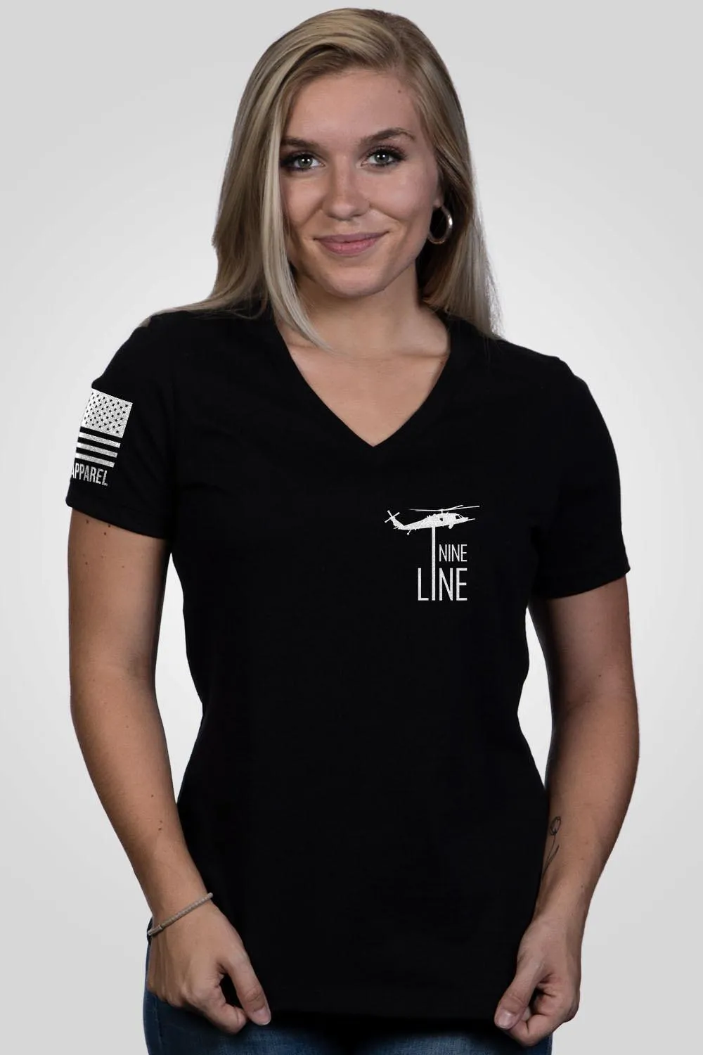 The Pledge - T-shirt Femme Décolleté en V Coupe Détendue