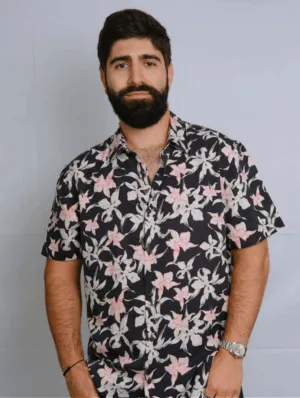 La Chemise Remi 100% Tencel | Imprimé Orchidée