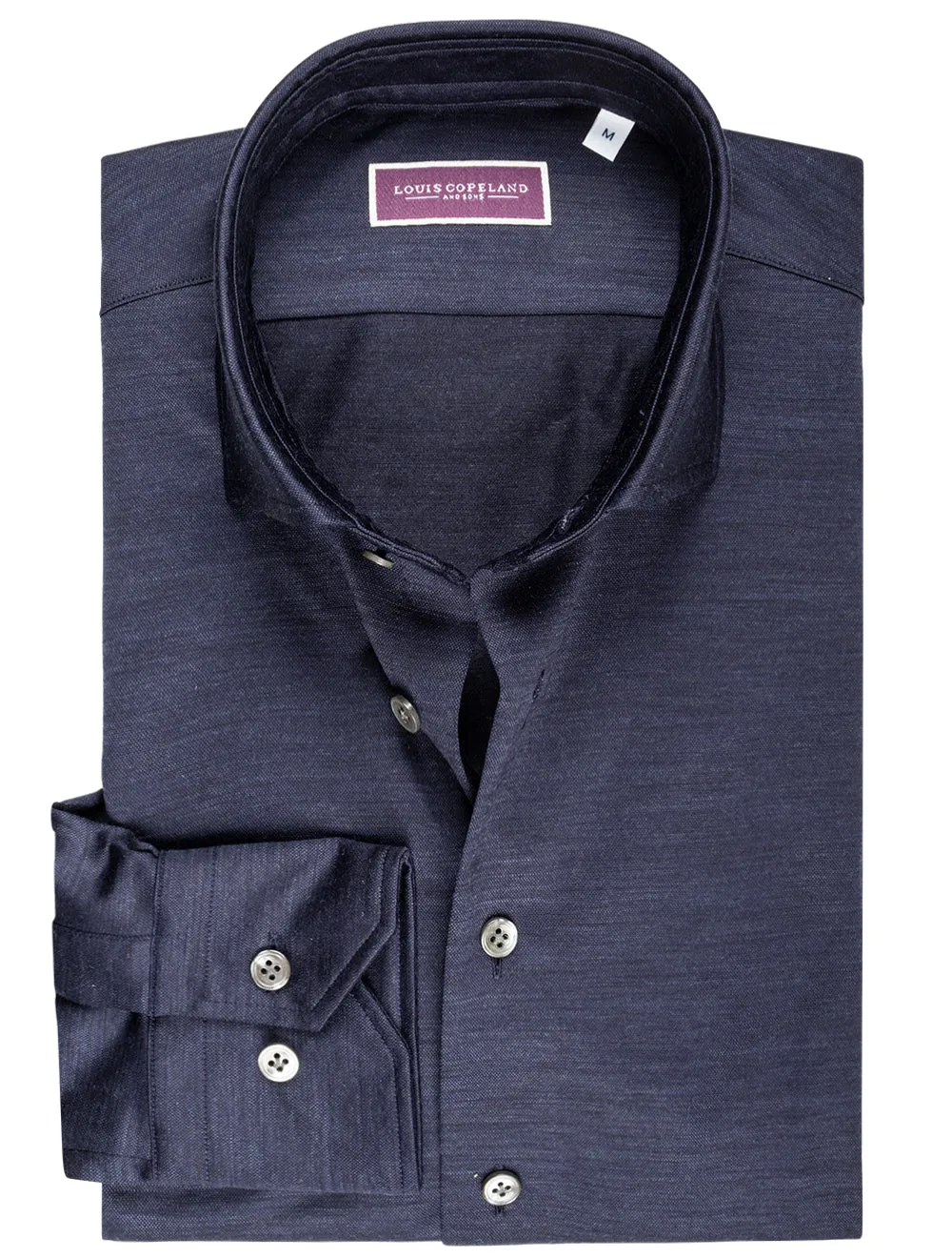 Le Chemise en Laine Marine