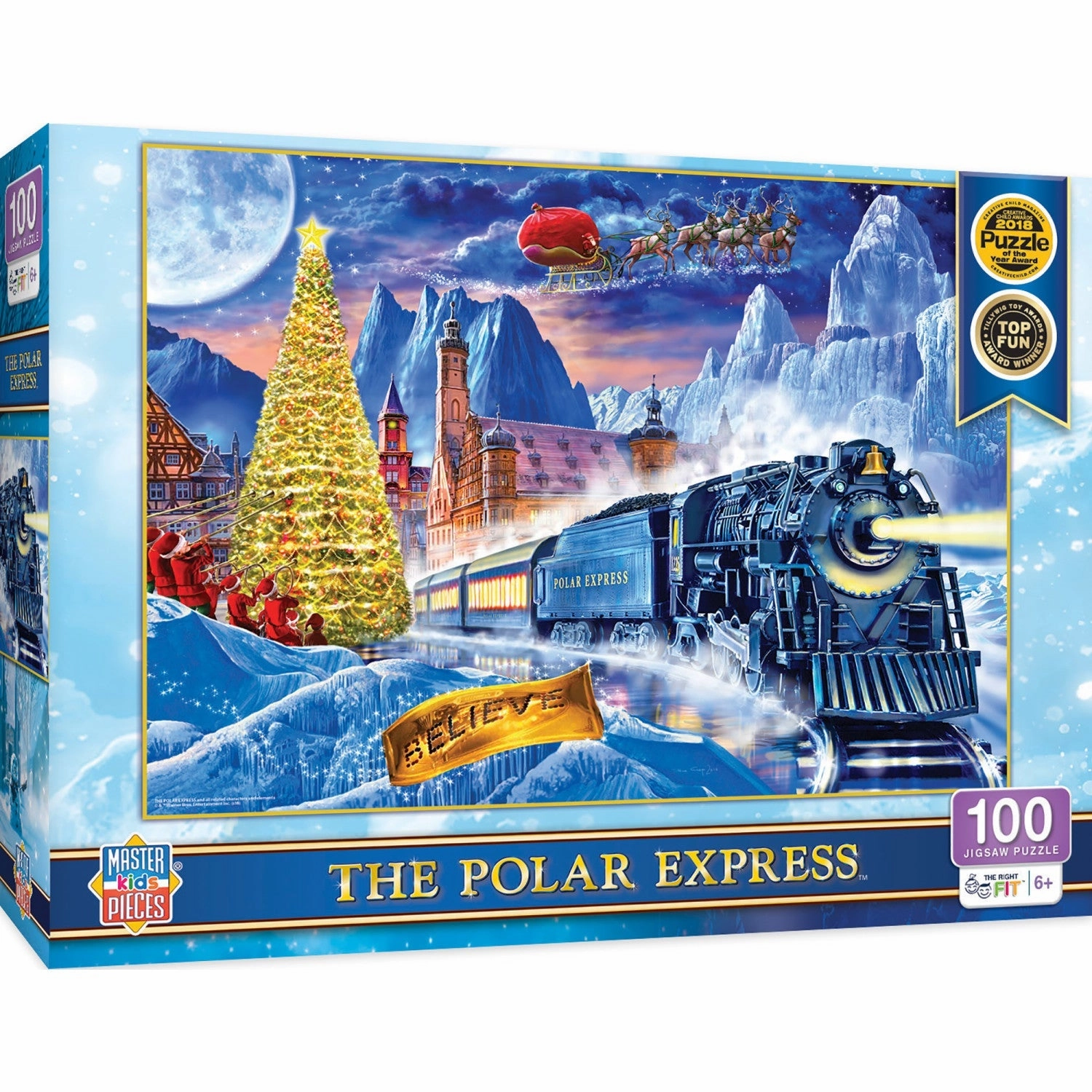 The Polar Express 100 Piece Puzzle
