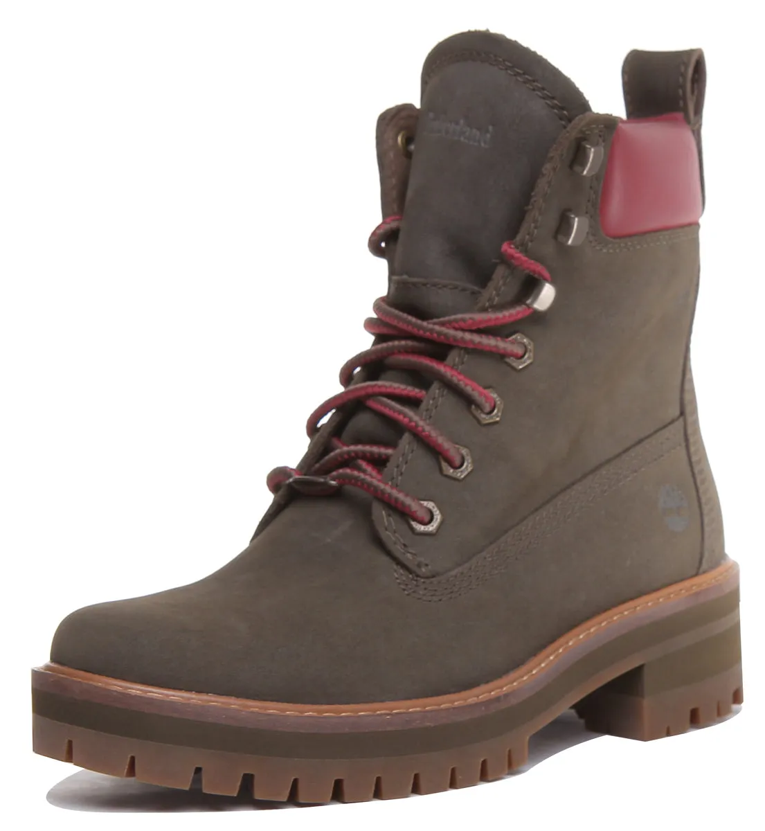 Bottes Timberland A2Dtd Vallée de Courmayeur en olive pour femmes