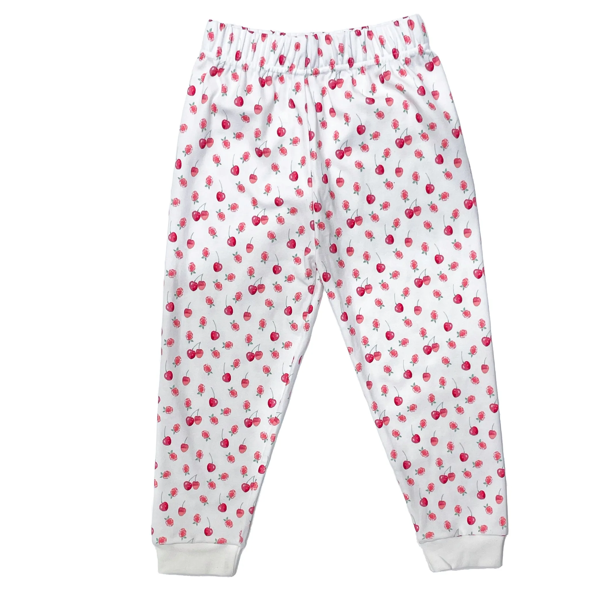 Pyjama Deux Pièces Cerise avec Framboises pour Enfants