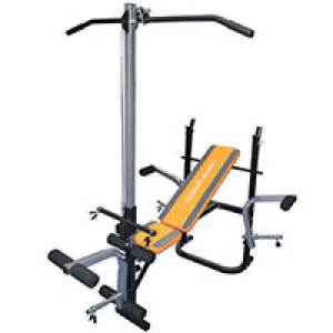 Banc de musculation & presse avec poulie latérale
