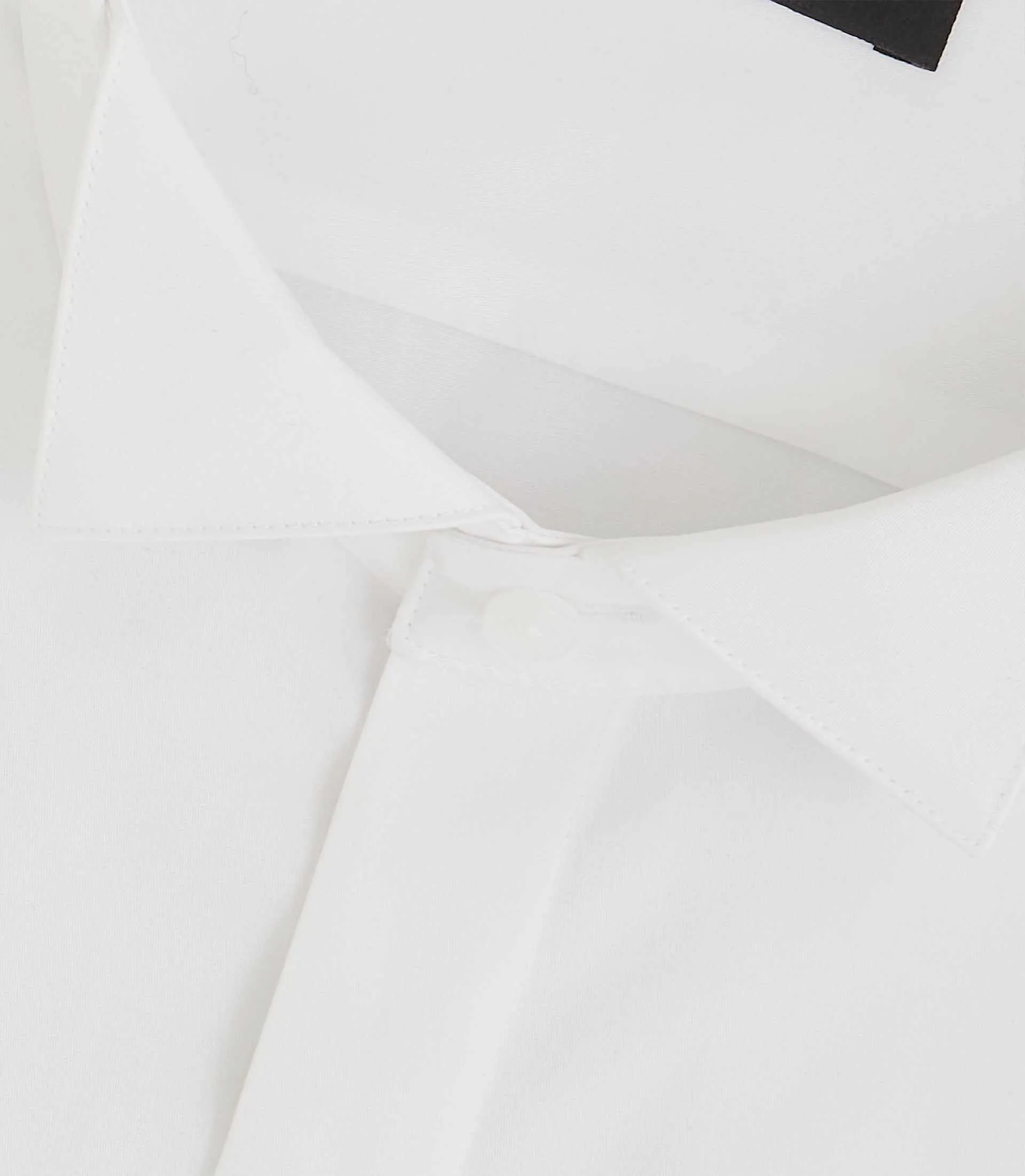Chemise formelle en satin blanc METAPHOR