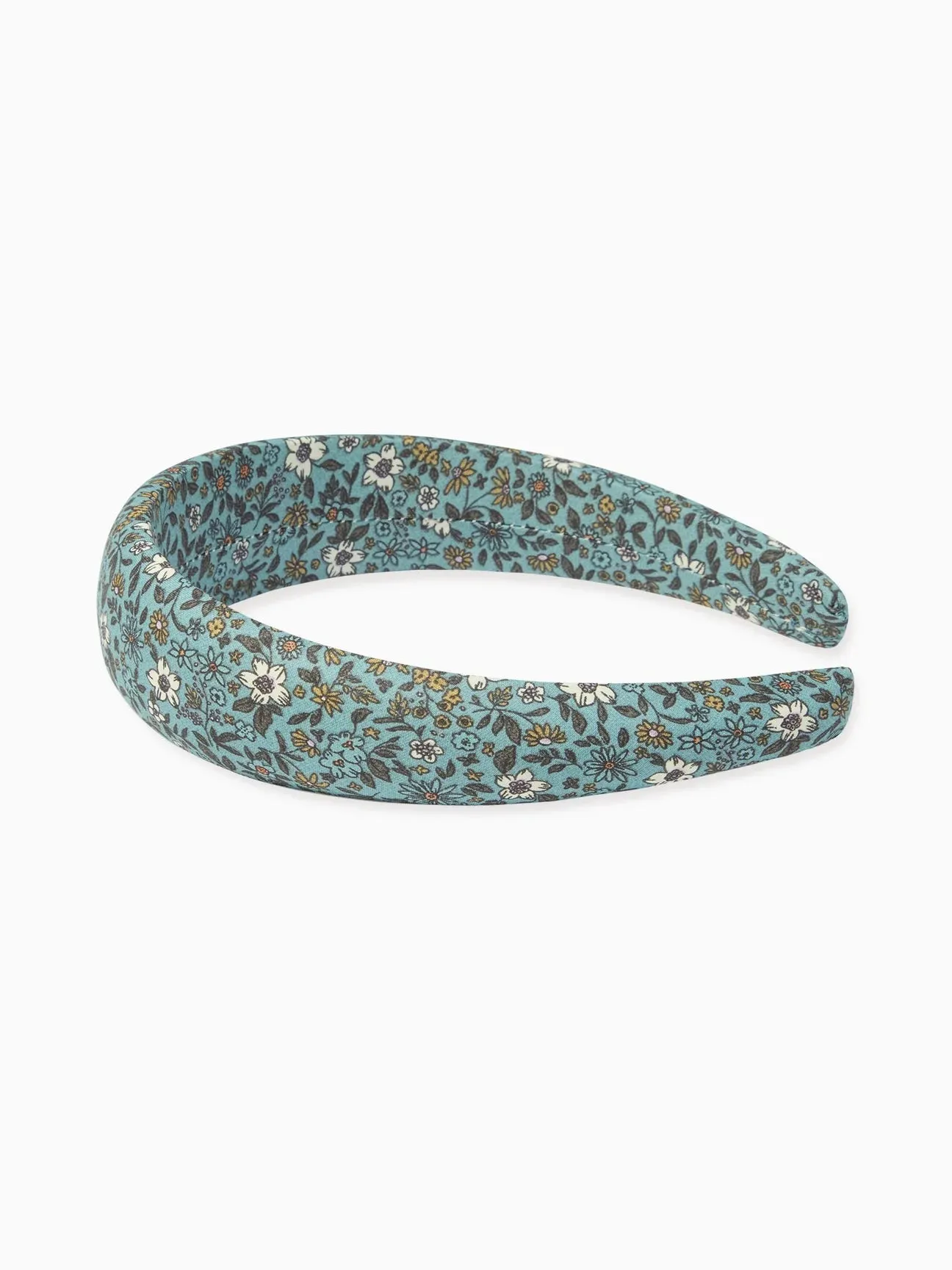 bandeau large bleu floral