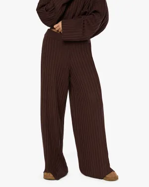 Pantalon à jambe large à enfiler