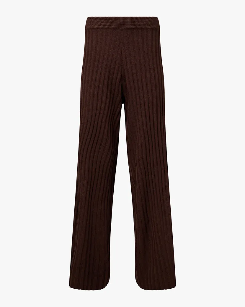 Pantalon à jambe large à enfiler