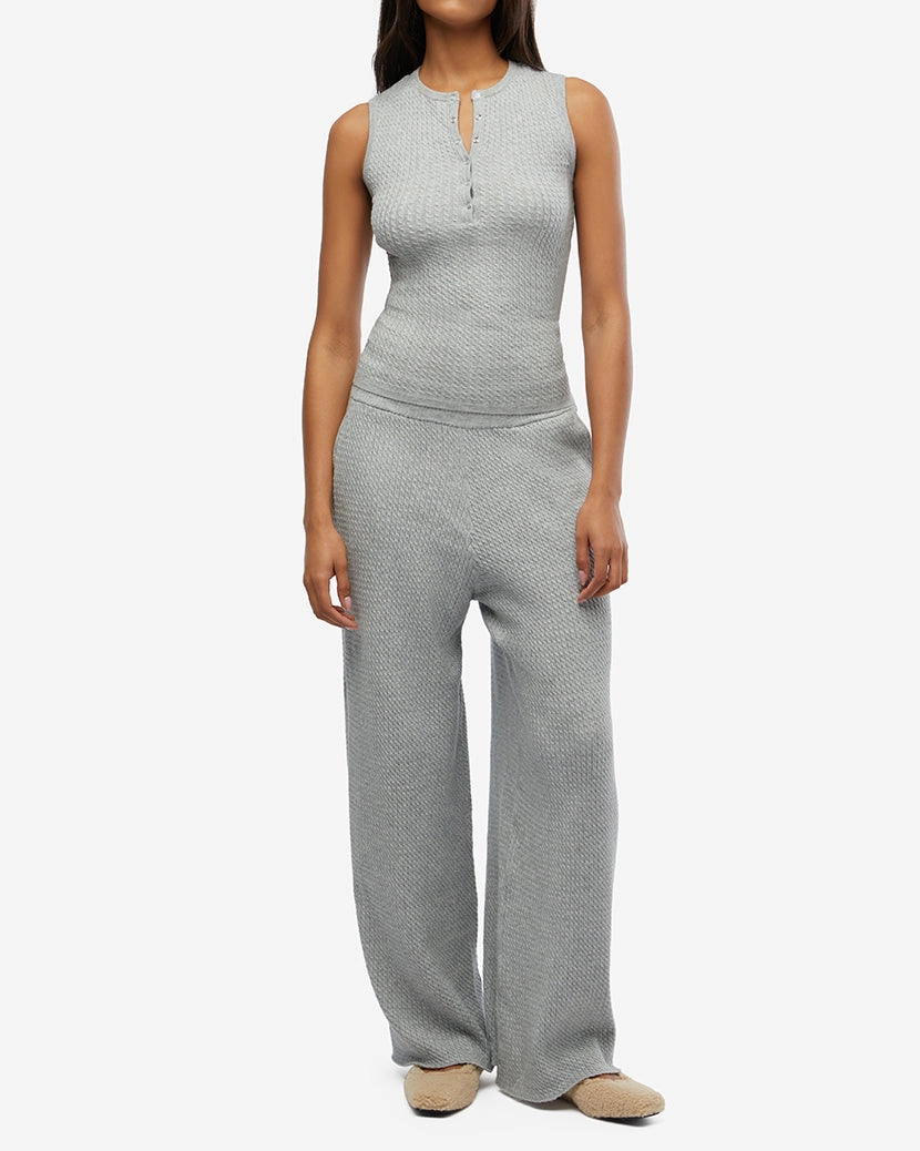 Wide Leg Pull On Pant