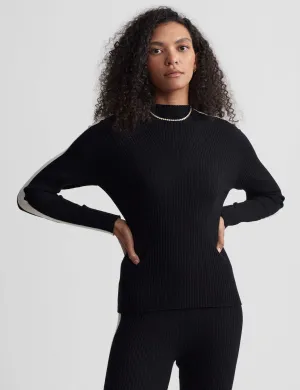 Wilshire Col Montant en Tricot - Noir