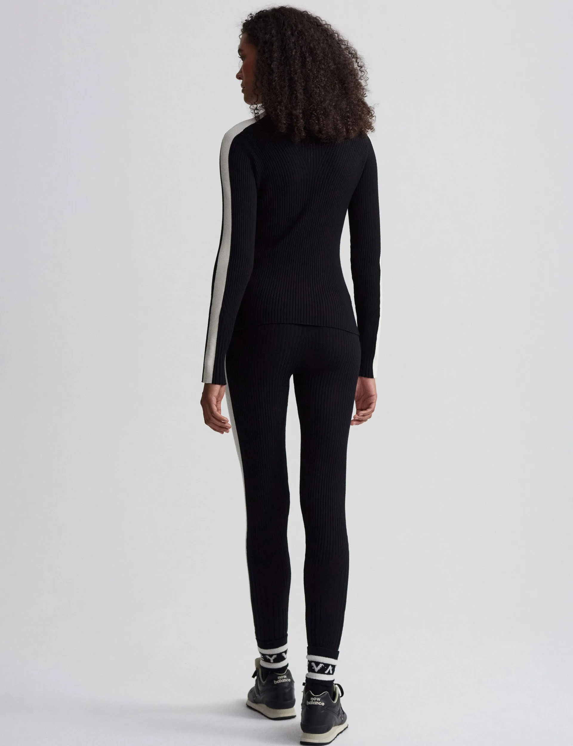 Wilshire Col Montant en Tricot - Noir