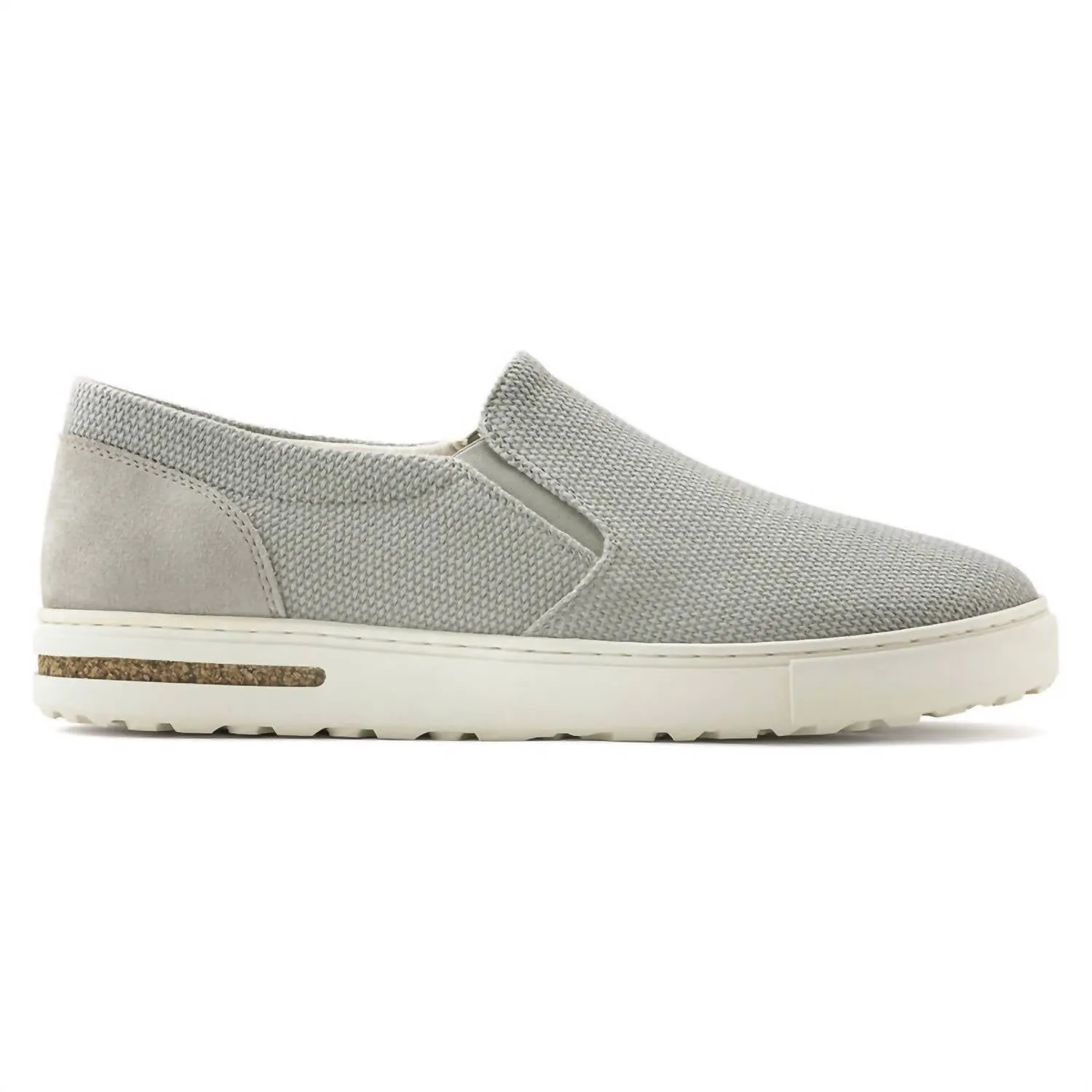 Chaussures Oswego en Toile et Suédine pour Femme en Gris Baleine