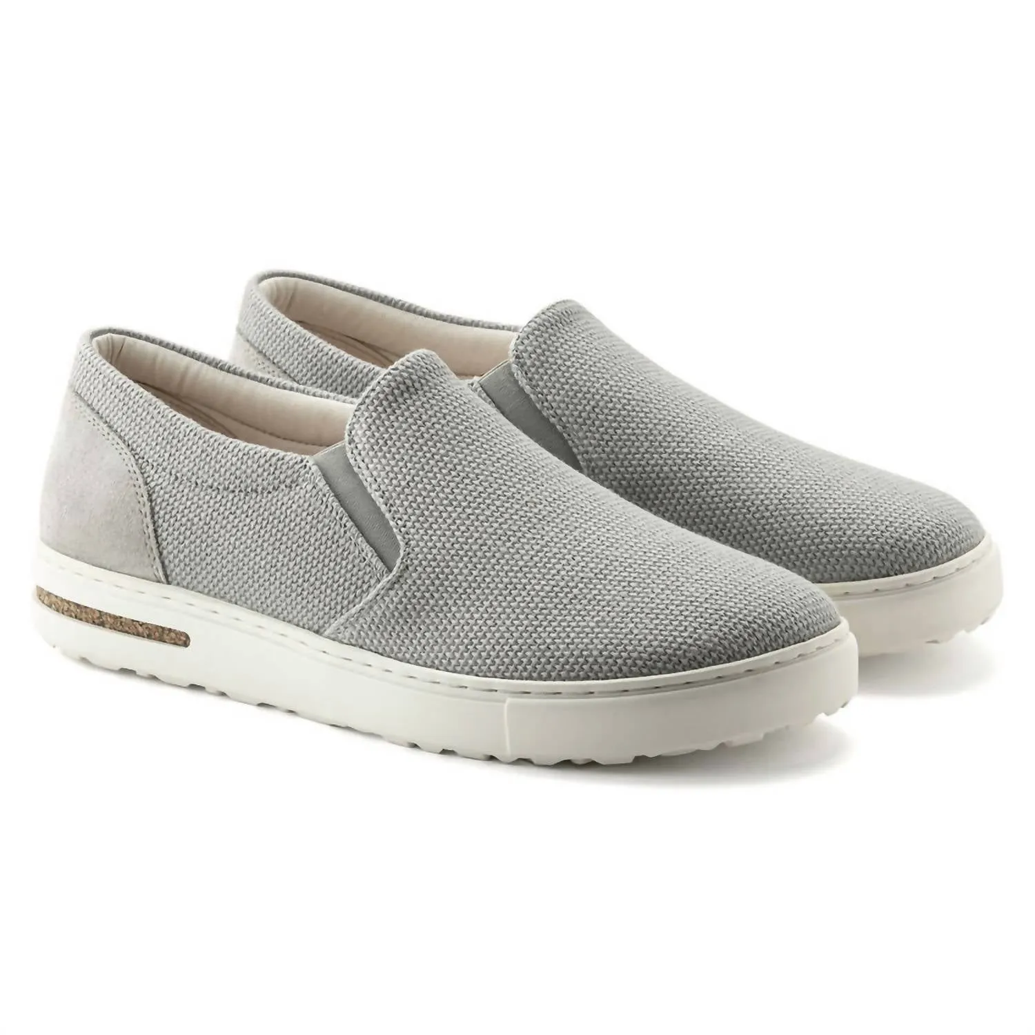 Chaussures Oswego en Toile et Suédine pour Femme en Gris Baleine