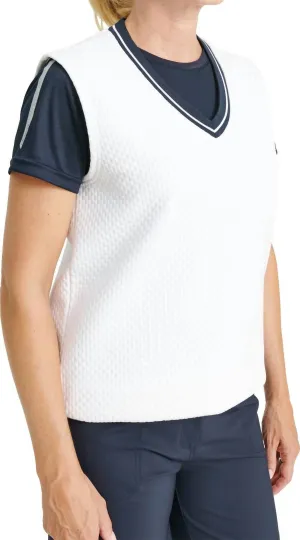 Gilet broussaille pour femmes en blanc