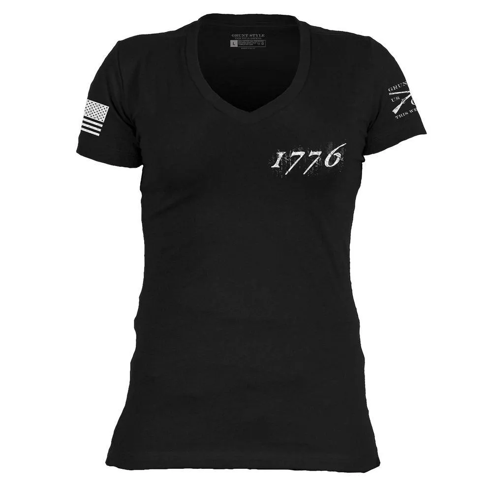 Décolleté en V Drapeau 1776 pour Femme - Noir