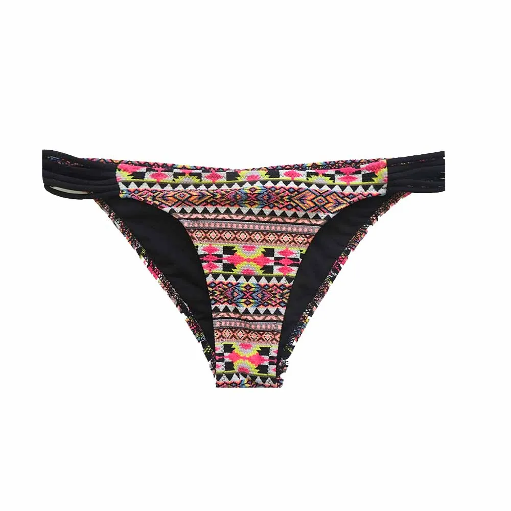 Culotte de Bikini Femme 5 Srappy-Side, Multi