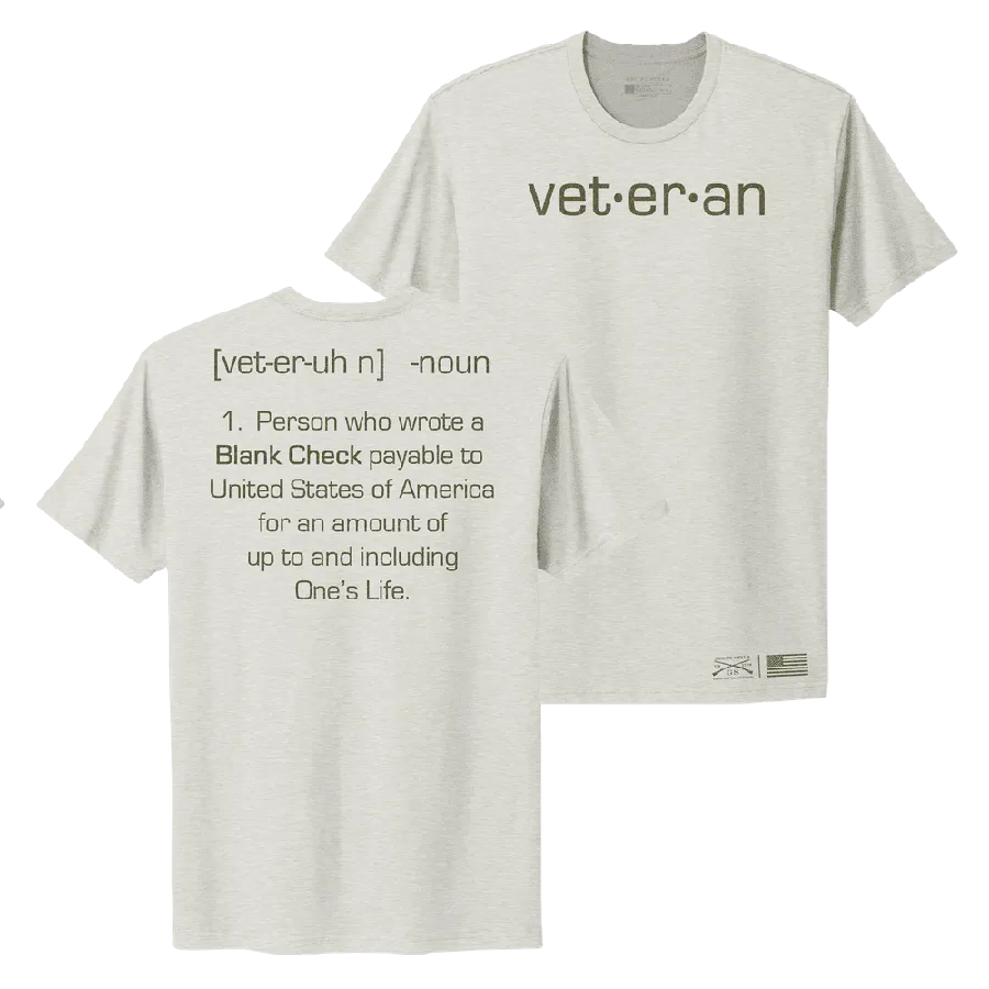 T-shirt Boyfriend Fit Femme Blank Check - Sable