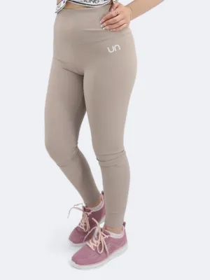 Leggings pour Femmes avec Logo de Marque Imprimé, Beige