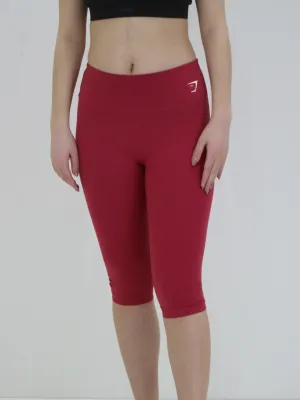 Legging court pour femme, Fuchsia