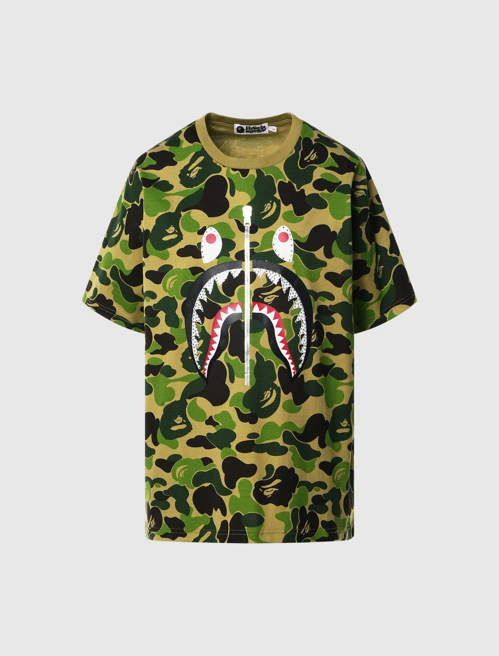 T-SHIRT SHARK EN CRISTAL POUR FEMME