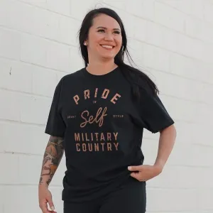 T-shirt Boyfriend Fit Femme Ethos - Noir