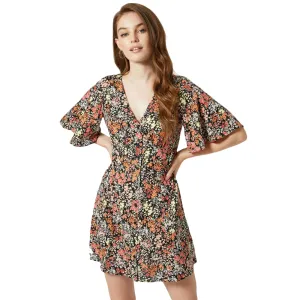 Robe décontractée à motifs floraux pour femme, Multi