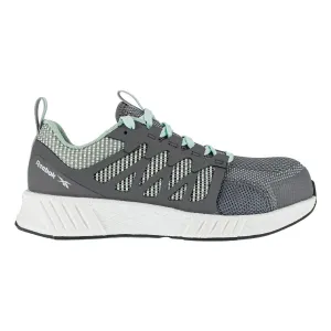 Chaussure de travail sportive Femme Fusion Flexweave® à embout composite Gris/Vert menthe