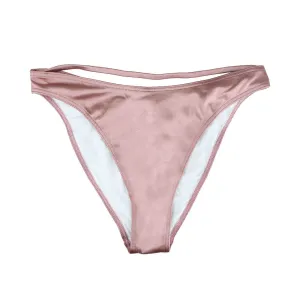 Bas de bikini pailleté pour femme, Rose