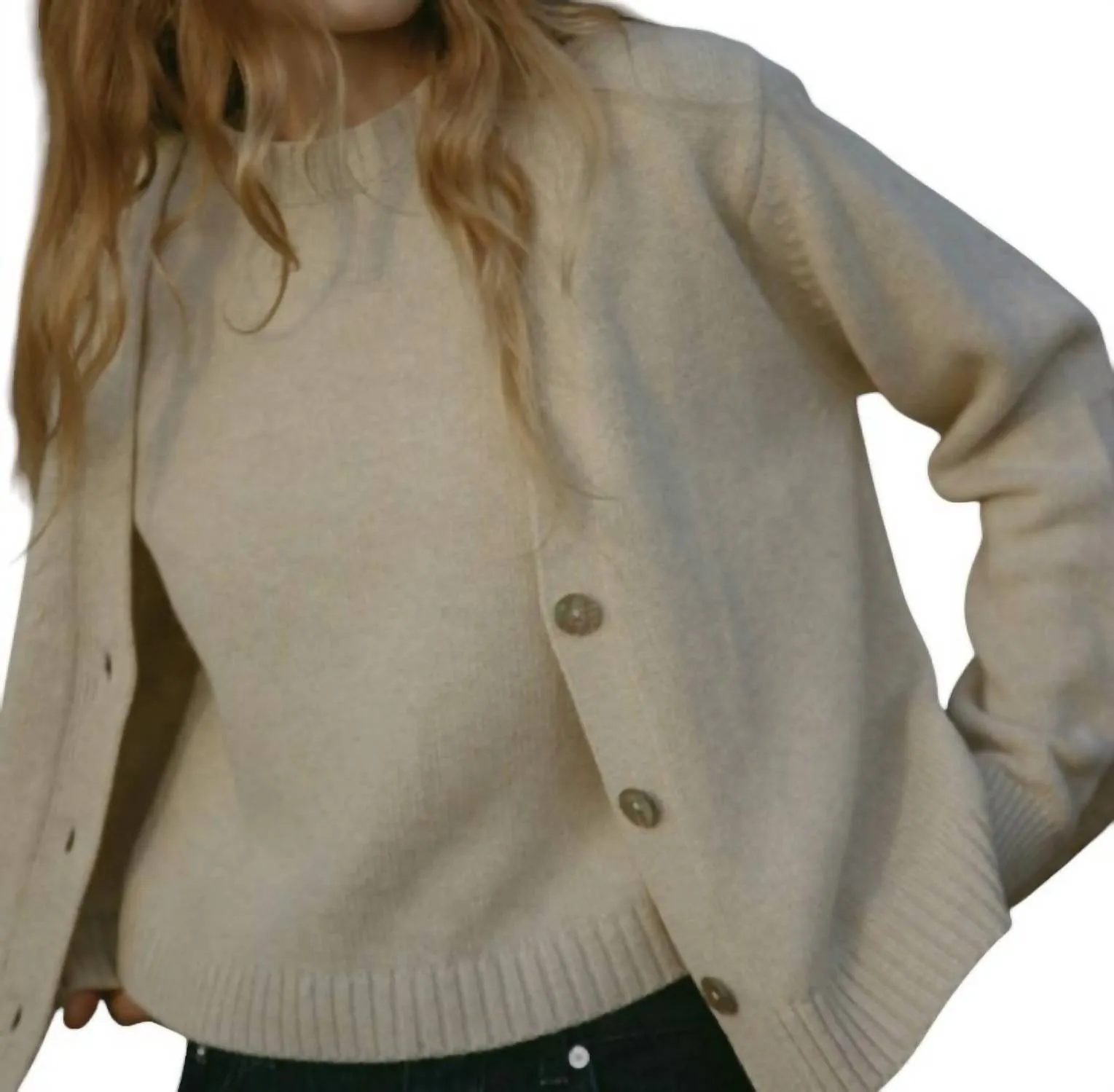 Gilet Josie pour femme en couleur avoine