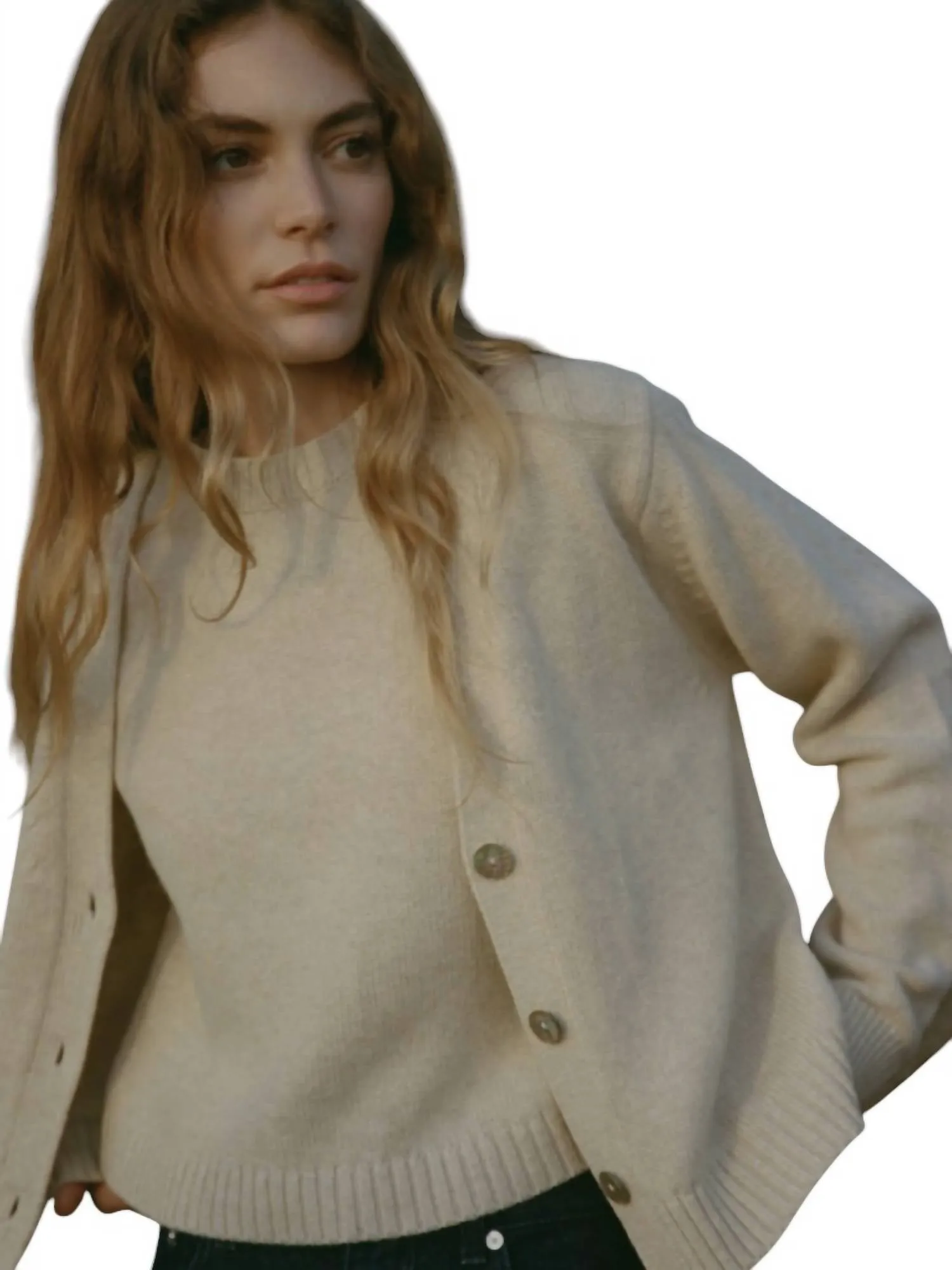 Gilet Josie pour femme en couleur avoine