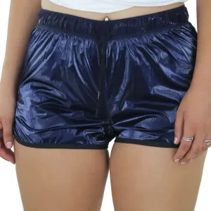 Short de bain en nylon pour femmes, Bleu marine foncé