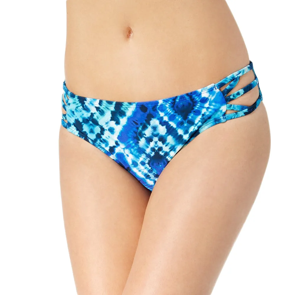 Culotte de Bikini à Motifs pour Femme, Bleu
