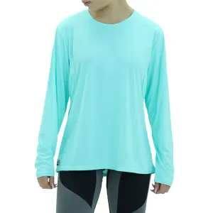 Haut de sport uni pour femmes, Aqua