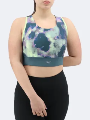 Haut de sport imprimé court pour femme, Multi