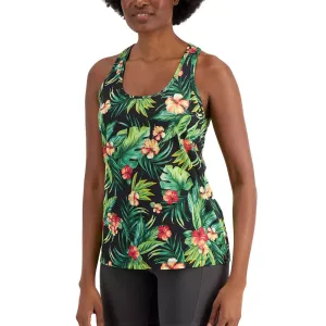Débardeur décontracté à imprimé tropical pour femme, Multi