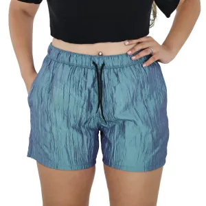 Short de bain en nylon ruché pour femme, Multi