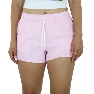 Short de bain uni pour femme, Rose