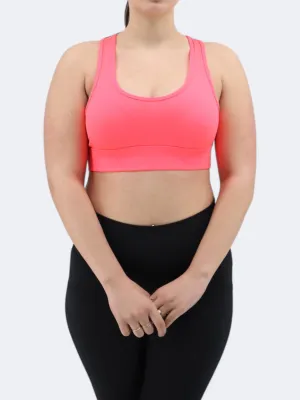 Haut de sport féminin court, Corail