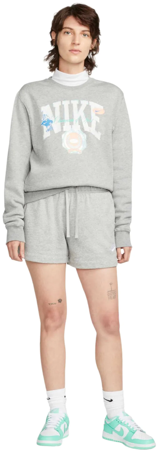 Shorty en molleton mi-montant pour femme - Sportswear Club